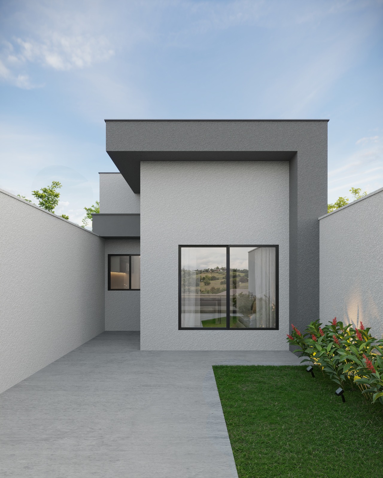 Fachada da casa — Planta B